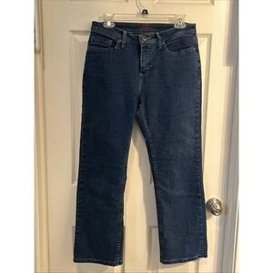 Wrangler Jeans Womens 8P Petite RN 130273 Straight Leg Blue Stretch